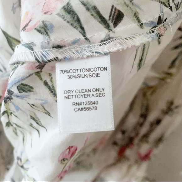 INTERMIX Rochelle Floral V-Neck Top - Picture 13 of 13